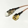 thumbnail image 1 of 15cm RP SMA male plug to FME female jack jumper cable RG178 6inch NEW Good Quality Fast USA Shipping, 1 of 1
