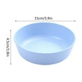 thumbnail image 1 of 15cm Ramen Bowl, Salad Bowl, Natural Wheat Fiber Material, Lightweight and Non-Breakable, Microwave and Dishwasher Safe, Perfect for Soups and Oatmeal, 1 of 5