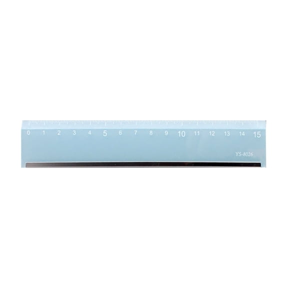 15cm Transparent Scale Ruler Double Measurement For Students Designers Drawing Tool