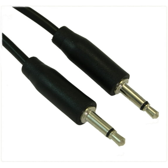 15ft 3.5mm SLIM MONO TS (2 conductor) Male to Male Audio Cable