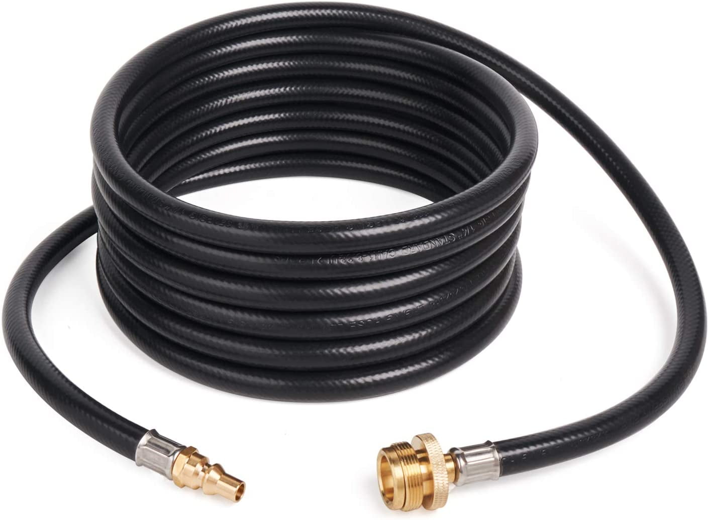 15ft Quick Connect Propane Hose for RV to Grill, Propane Hose Adapter