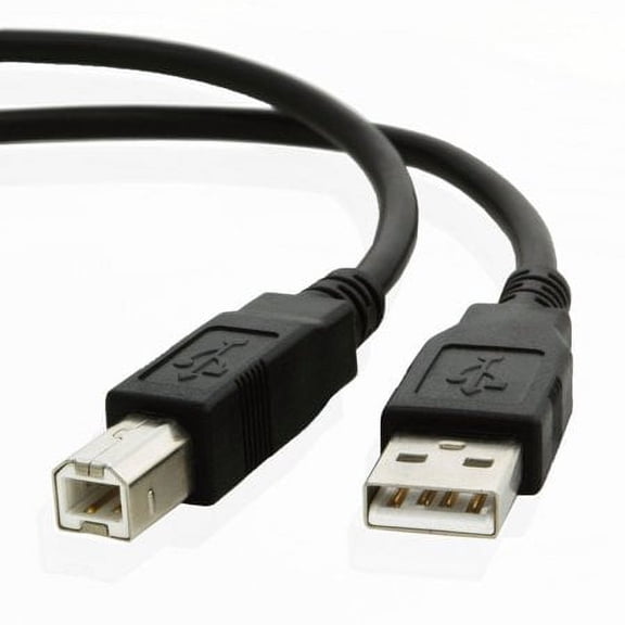 15ft USB 2.0 Cable for Audio Interface, Midi Keyboard, USB Microphone Cord, Black