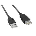 thumbnail image 1 of Cable Leader 15ft USB 2.0 Type A High Speed Extension Cable Male to Female, Black, 1 of 5