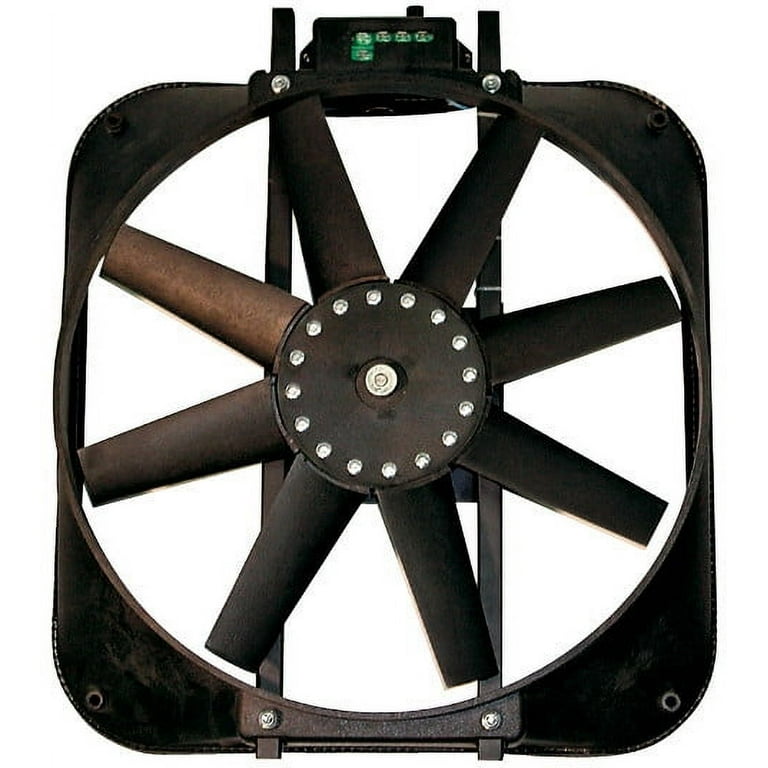 Proform 15in Electric Cooling Fan w/ Thermostat - Mustang Proform 15in Electric Cooling Fan w/ Thermostat - Mustang
