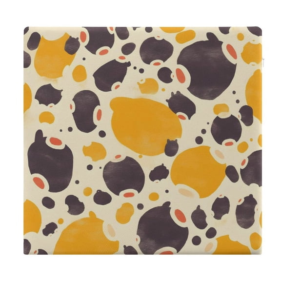 15in Square Cushion With Cushion Core Memory Cotton Core Is Not Easy To Open Line Deformation Pilling Invisible Zipper Milk Cow Print Style Sienna_3
