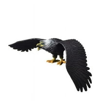 15inch Realistic Flying Eagle Model Figurine Solid Static Figure Animal Bird Figures Interactive Desktop Decoration