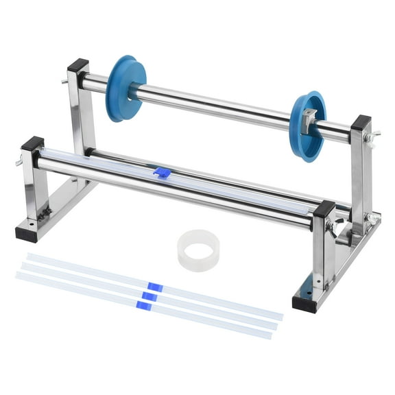 15inch Stretch Wrap Dispenser, Stretch Film Dispenser Wrapping Packing Machine with 4pcs Film Slide Cutter