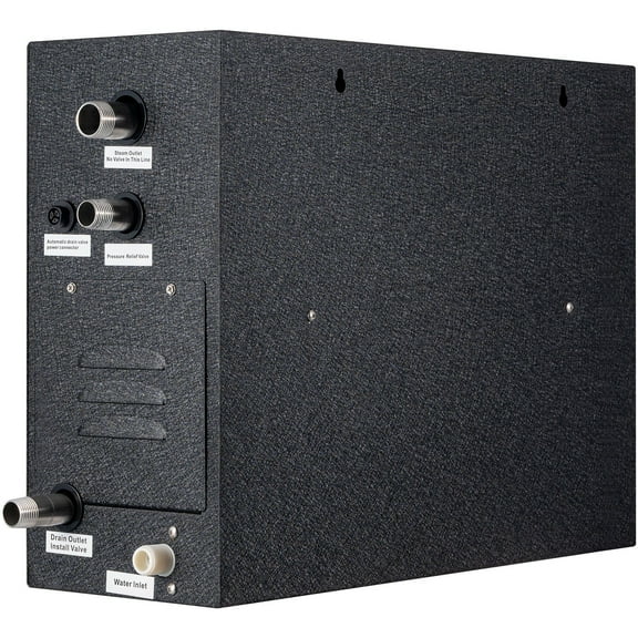 15kW Steam Shower Generator with Segmented Heating Temperature Customization 24h Timer Automatic Drainage Luxury Home Steam Bath System Acrylic Room UL Tested