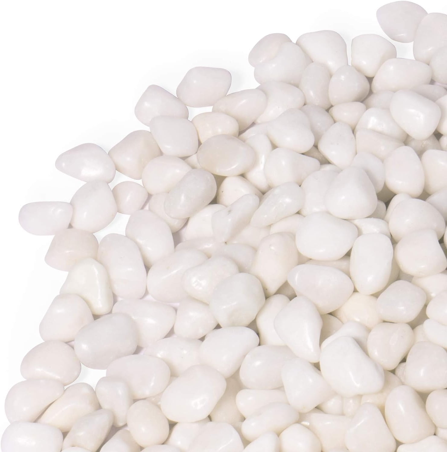 15lb Decorative Gravel for Plants, 3/8" Small Rocks for Plants, High