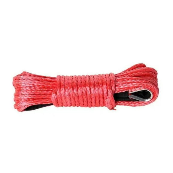 15m 6mm Towing Winch Cable Rope,String Line Synthetic Fiber 5500lbs/7000lbs/7700lbs For ATV UTV SUV 4X4 4WD ,Great Compatibility