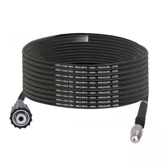 15m Strong PVC Drain Cleansing Hose Direct current Most Stress Washers International Connection