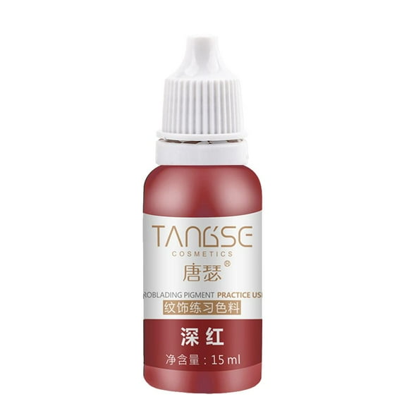 15mL Pigment Makeup Eyebrow Tattoo Lips Eye Line Ink Semi Permanent T4J8