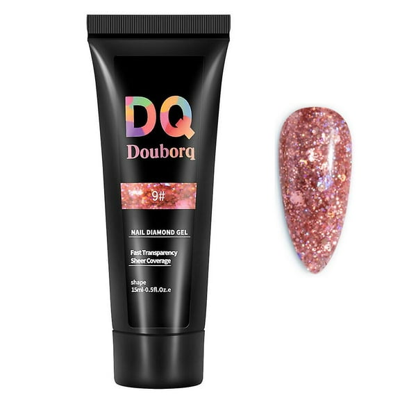 15ml Nail Diamond Gel Quick Builder Extension Gel Manicure Professional Home DIY Art Nail