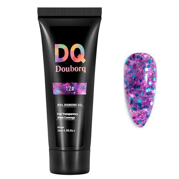 15ml Nail Diamond Gel Quick Builder Extension Gel Manicure Professional Home DIY Art Nail