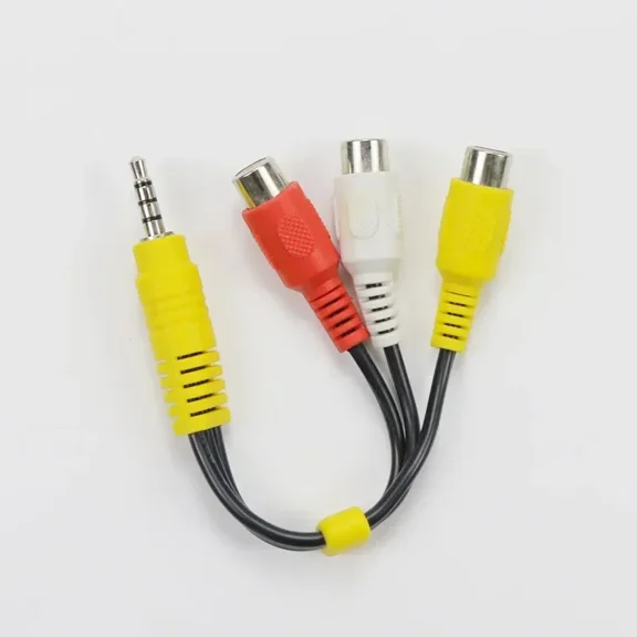 15mm Audio Cable Jack Plug To 3 RCA Plugs Male To Male/Male To 3rca Female Audio Video AV Adapter Cable