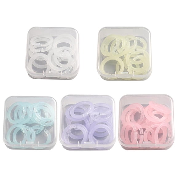 15mm Binder Rings 100Pieces Book Rings for Index Card Loose Leaf Notebook