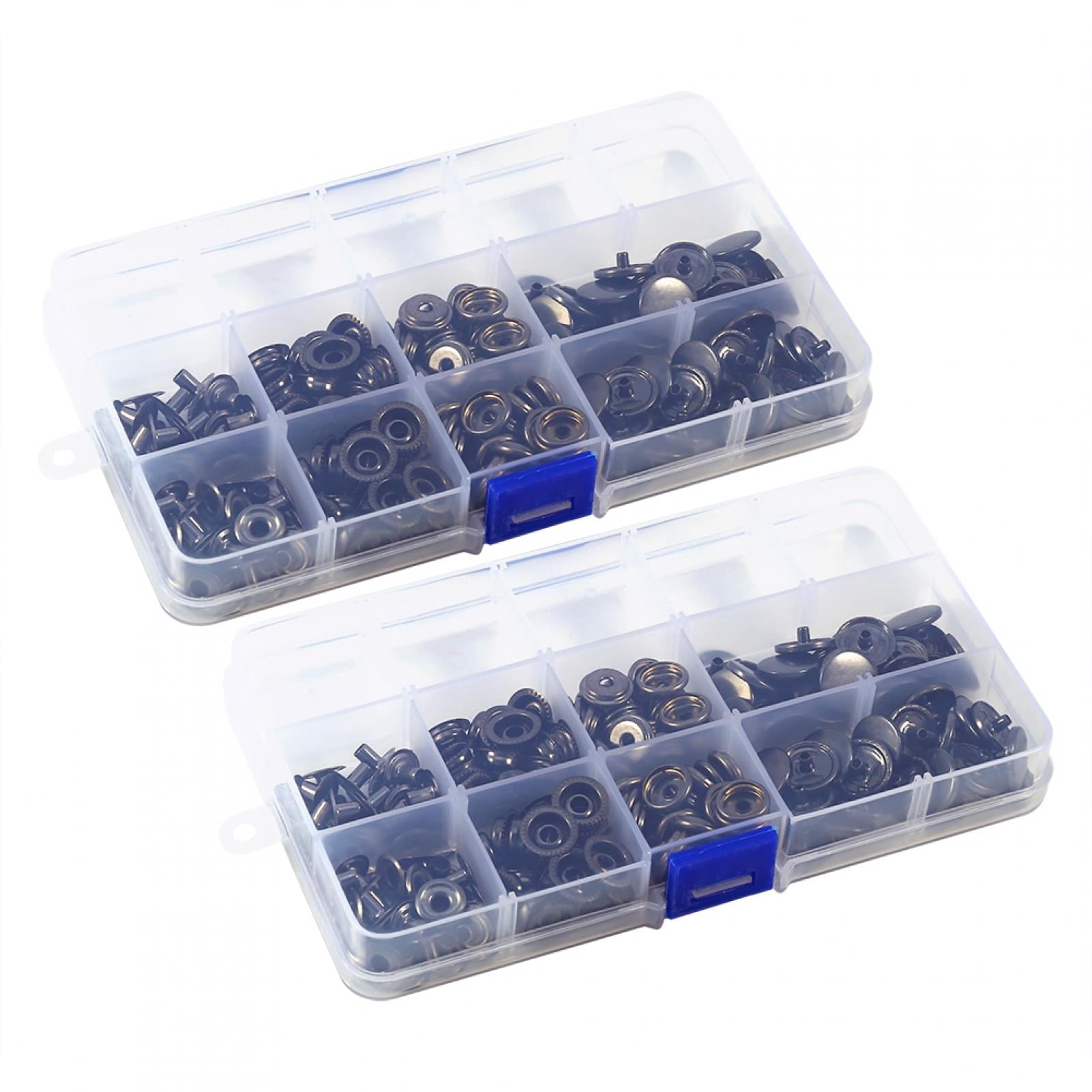 Brass Alloy Snap Fasteners Rust Proof 15mm Plastic Cap Popper Snap ...