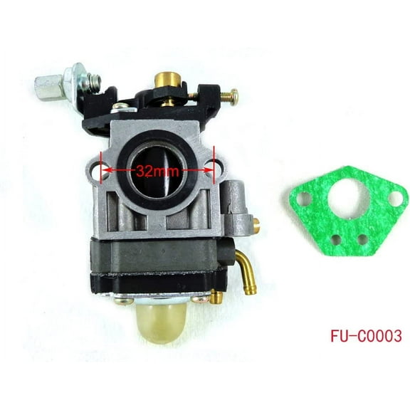 15mm Carburetor with Gasket for 43cc 47cc 49cc 2 Stroke Mini Pocket Dirt Bike Scooter ATV Quad Motorcycle