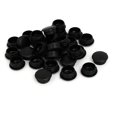 thumbnail image 1 of 15mm Dia Plastic Thread Design Screw Cap Covers Hole Plugs Lids Black 30Pcs, 1 of 2