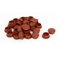thumbnail image 1 of 15mm Dia Plastic Thread Design Screw Cap Covers Hole Plugs Lids Brown 30Pcs, 1 of 2