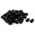 thumbnail image 1 of 15mm Inner Dia Rubber Hose End Cap Screw Thread Protector Cover Black 50pcs, 1 of 1