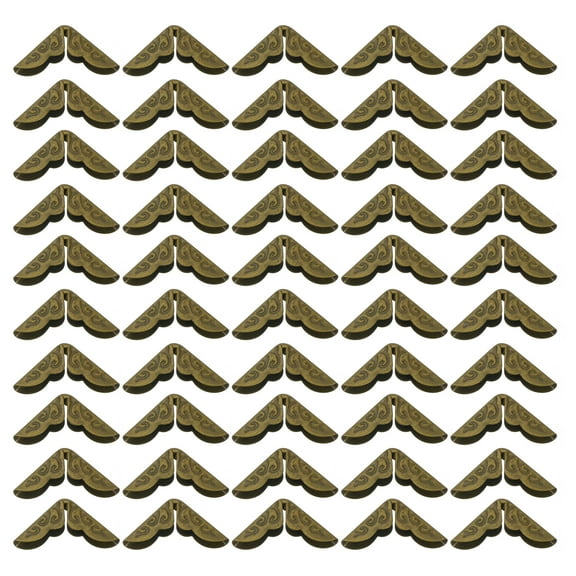 15mm Metal Book Corners,50pcs Photo Corners Book Corners Protector Retro Metal Decorative for Crafting,Bronze