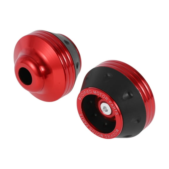 15mm Motorcycle Slider Frame Aluminum Alloy Plastic Wheel Fairing Protection Crash Pad Protector Guard 59mm 45mm Red 2 Pcs