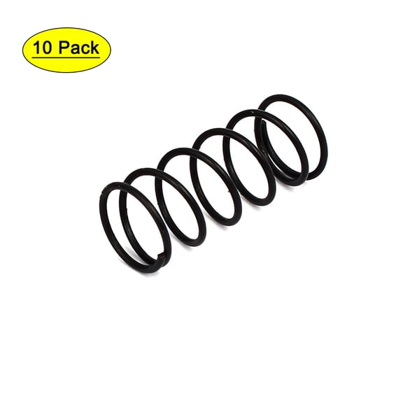 15mm Outer Diameter 1.2mm Wire Dia 35mm Long Compression Spring 10Pcs