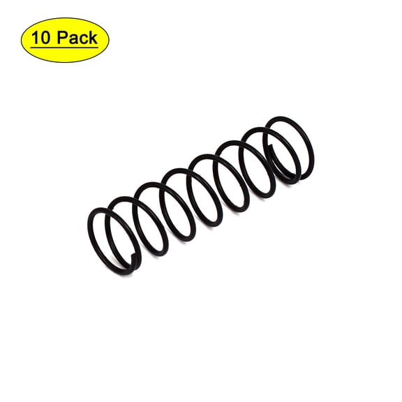 15mm Outer Diameter 1.2mm Wire Dia 50mm Long Compression Spring 10Pcs
