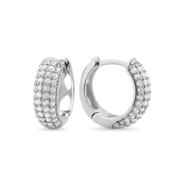 Sterling Silver Gold Plated 1.25mm x 15mm Round Tube Hoop Earrings Sterling Silver Gold Plated 1.25mm x 15mm Round Tube Hoop Earrings