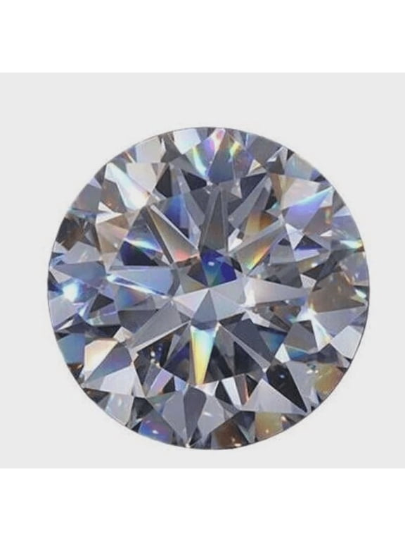 15mm Round Brilliant Cut Moissanite Loose Stone D Color VVS1 Clarity White Simulated Diamond Alternative for Engagement Rings & Fine Jewelry Making