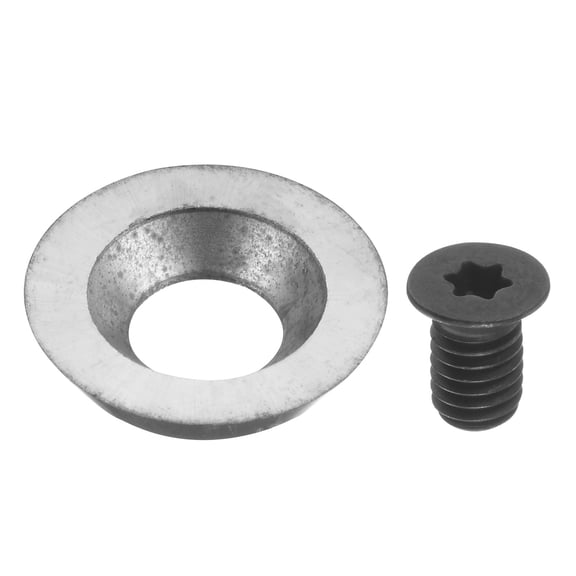 15mm Round Carbide Replacement Insert Cutter 15x2.5mm-30° Replacement Cutter Insert with a Screw