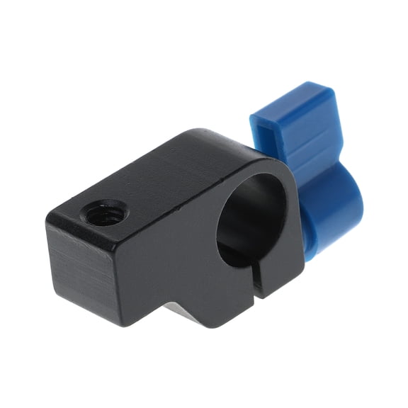 15mm Stand Adapter Rod Clamp for DIY Camera Camcorder Video Rigs Shoulder Mounting Accessory Female Screw Threaded