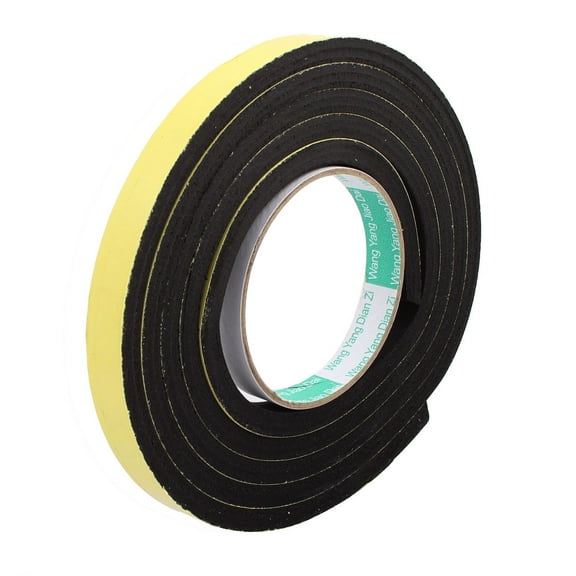 15mm Width 8mm Thickness EVA Single Side Sponge Foam Tape 2 M Length