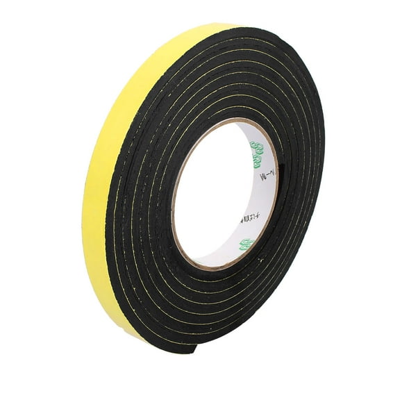 15mm x 5mm Single Sided Self Adhesive Shockproof Sponge Foam Tape 3 Meters