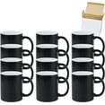 thumbnail image 1 of 15oz Color Changeable Sublimation Mug Black, Packed in White Box, Case of 24, 1 of 4
