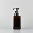 thumbnail image 1 of 15oz Refillable Foaming Soap Dispenser, Brown Empty Pump Bottle Container for Liquid Hand Soap - 450ml, 1 of 9