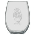 thumbnail image 1 of 15oz Stemless Wine Glass -  Burrowing Owl, 1 of 1