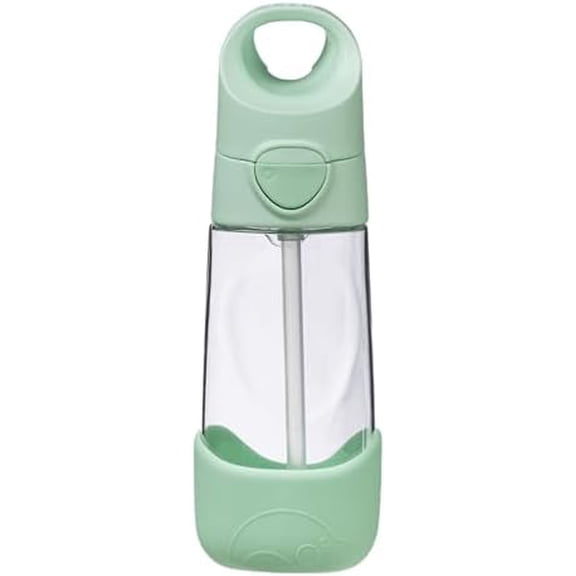 15oz Tritan Kids Water Bottle Toddler Drink Bottle with Straw for School, Daycare, Travel w/Easy-Grip Triangular Design, Leak Proof Lid & Handle, BPA Free, Dishwasher Safe (Spearmint)$$