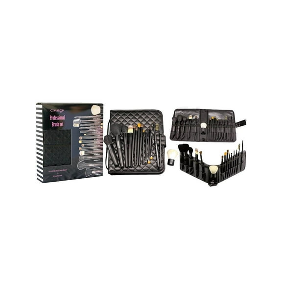 15pc Professional Makeup Brush Set Cameo Cosmetics Makeup Brushes and Tools Set