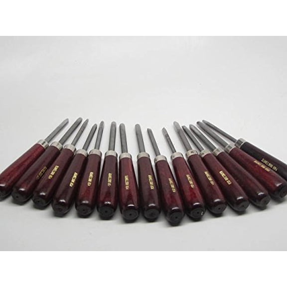 15pc Woodcarving Eye Punches Round Oval Character Portrait RAMELSON USA