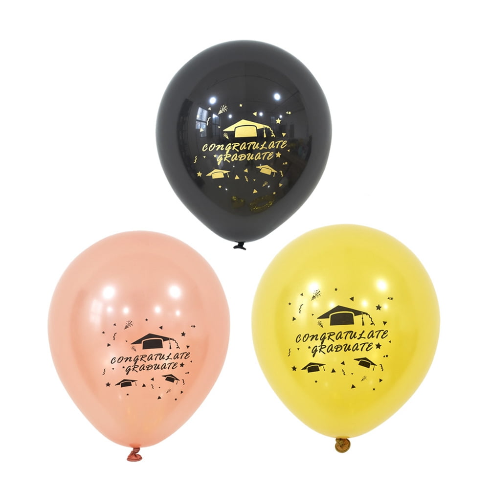 15pcs 10 Inch Graduation Party Balloons Class Celebration Decoration