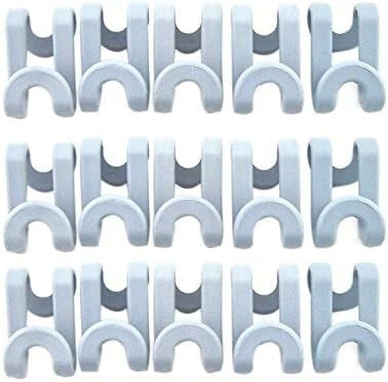 15pcs 180° Curve Stable Hanger Connector Cascading Clothes Rack Hook ...