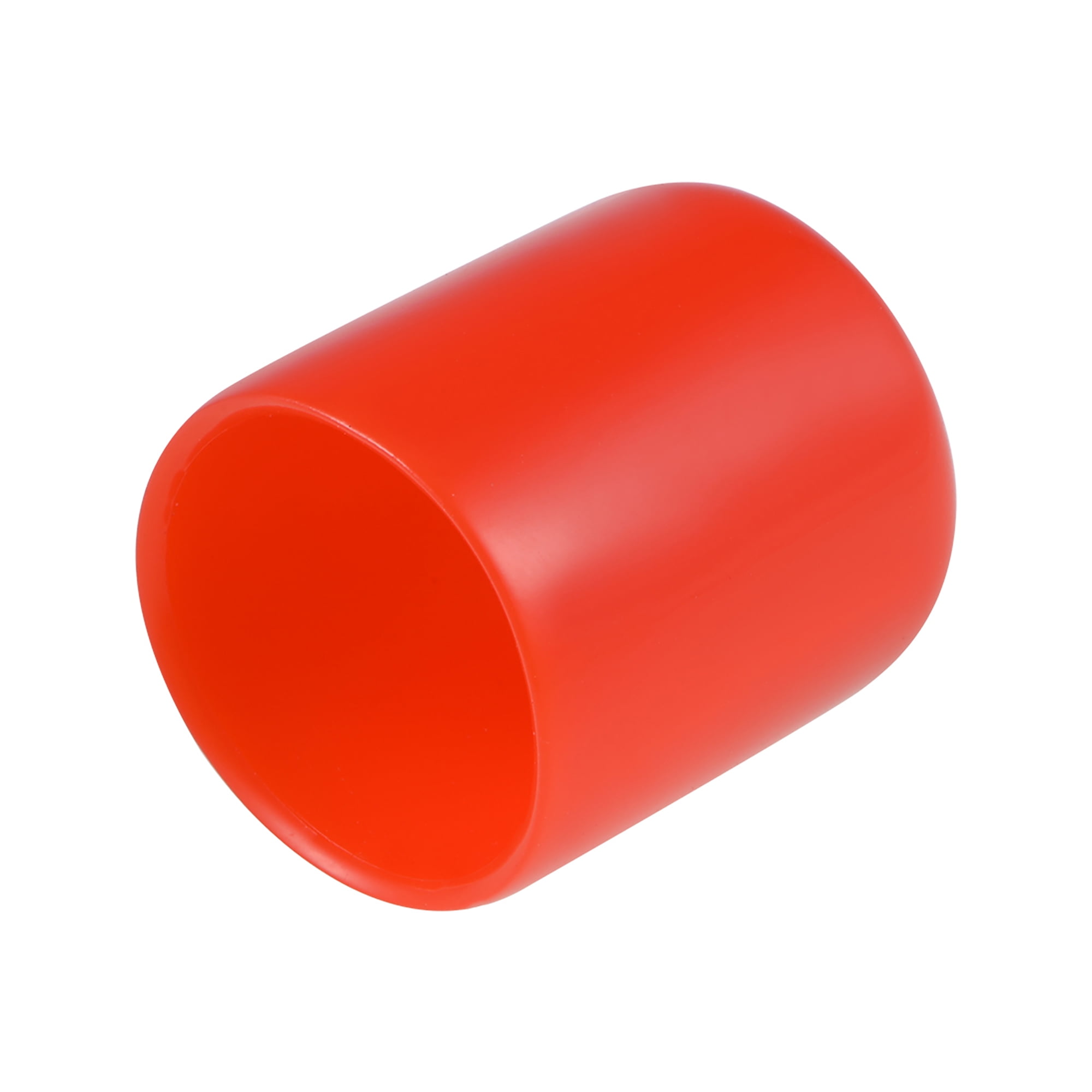 15pcs 20mm Round Red Vinyl End Cap Screw Thread Protectors Rubber Cover ...