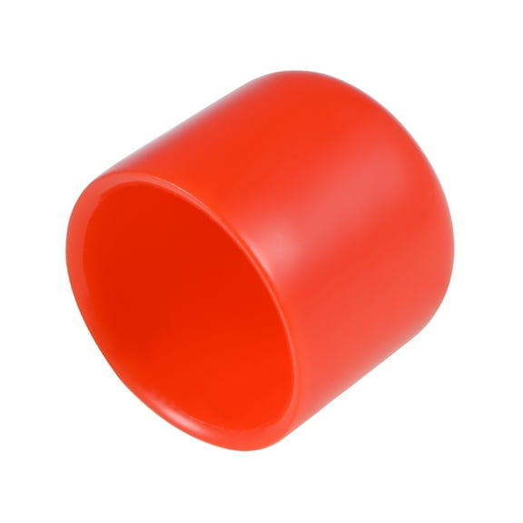 15pcs 23mm Round Red Vinyl End Cap Screw Thread Protectors Rubber Cover Caps