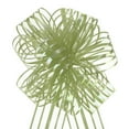 thumbnail image 1 of 15pcs 6 Inch Organza Large Pull Bow Gift Wrapping Bows Ribbon Chiffon Yarn Grass Green for Christmas, 1 of 6