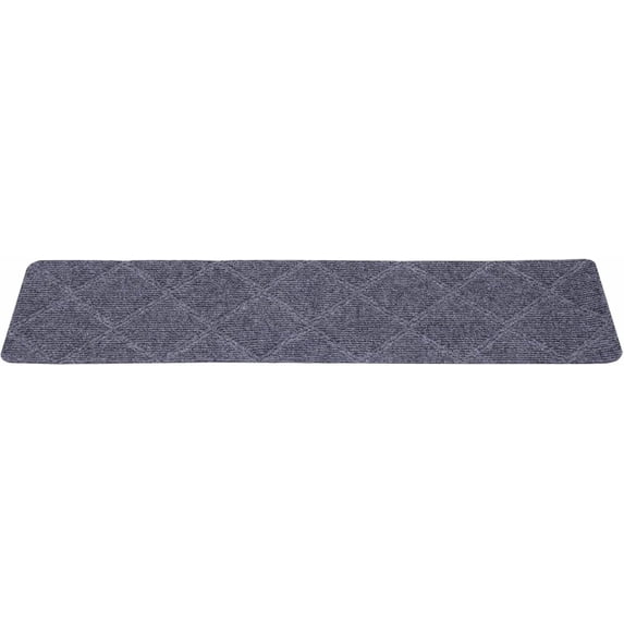15pcs 8x30in Carpet Stair Treads for Wooden Steps, Indoor Peel & Stick Stair Treads Carpet Runner Mats Staircase Step Rugs Stair Grip, Grey
