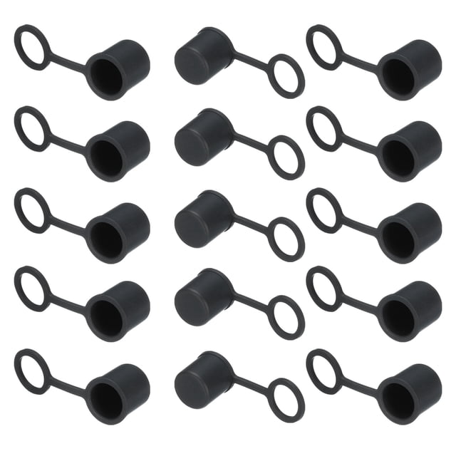 15pcs BNC-B Port Duct Covers Caps Silicone Plugs Protector for Video ...