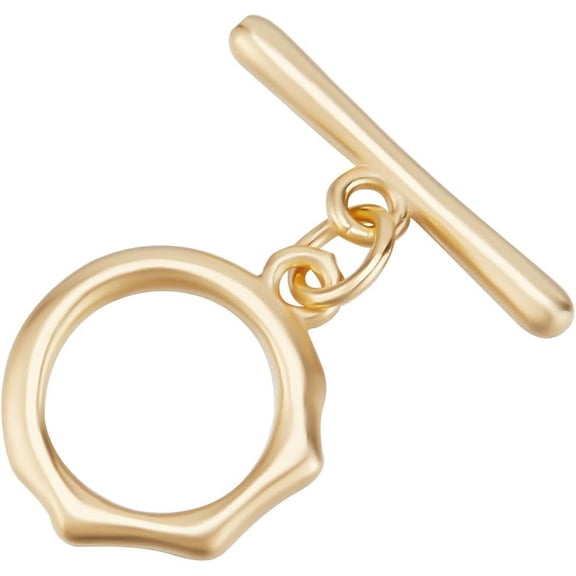 15pcs Brass Toggle Clasps Lead Free & Cadmium Free Ring Real 24K golden Plated Ring: 16x13x2mm Hole: 1.2mm Bar: 18x2x1mm Hole: 1.4mm