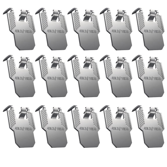 15pcs Claw Picture Hangers for Drywall 40lb Capacity Each, Tool-Free Installation for Pictures, Mirrors & Wall Decor